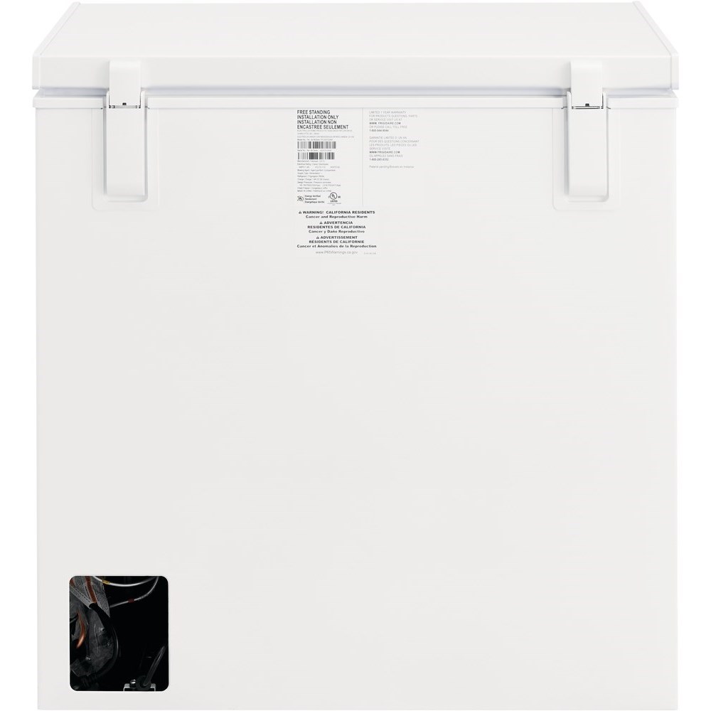 Frigidaire FFCS0722AW 7.0 Cu. Ft. Chest Freezer Westrich Furniture & Appliances Freezers Chest